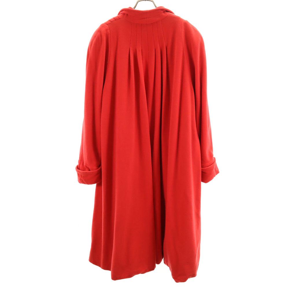 FENDI 90s Made in Italy Old Shawl collar coat 42 Red Women Used