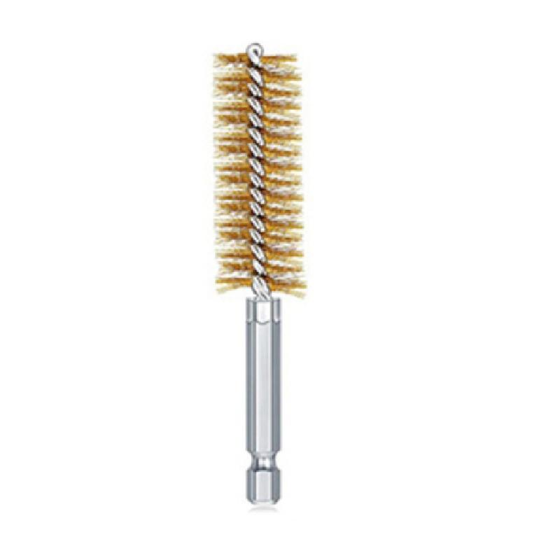 Steel Electric Stainless Drilling Brushes Wire Pipe Brush Hexagonal Rod Cleaning