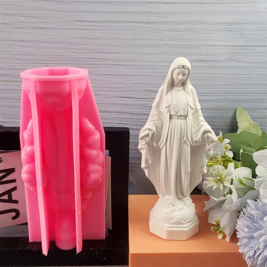 Home Decoration Sturdy Silicone Candle Holder Mould Portable for Birthday Wedding Supplies and Festival Occasions