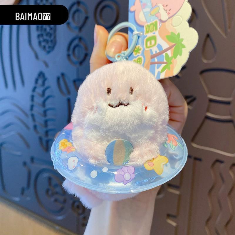 Cute Cocoa Cat Plush Keychain & Bag Pendant Accessory
