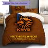 KNVB Pattern Bedding,Quilt Set Quilt Cover Pillowcase Home Birthday Gift(1 * duvet cover + 2 * pillowcase, without core)