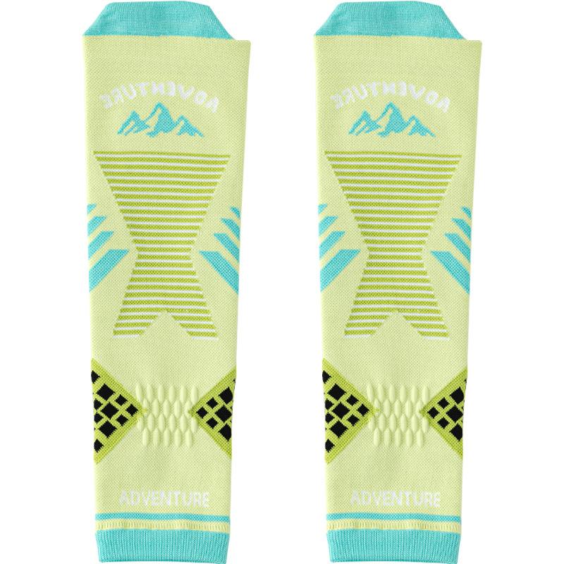 Socken für Damen, Profisport, Druck, Wadensockenmuskeln können Beinschienen komprimieren, Laufen, Fitness, Seilspringen, Marathon, Langer Schaft