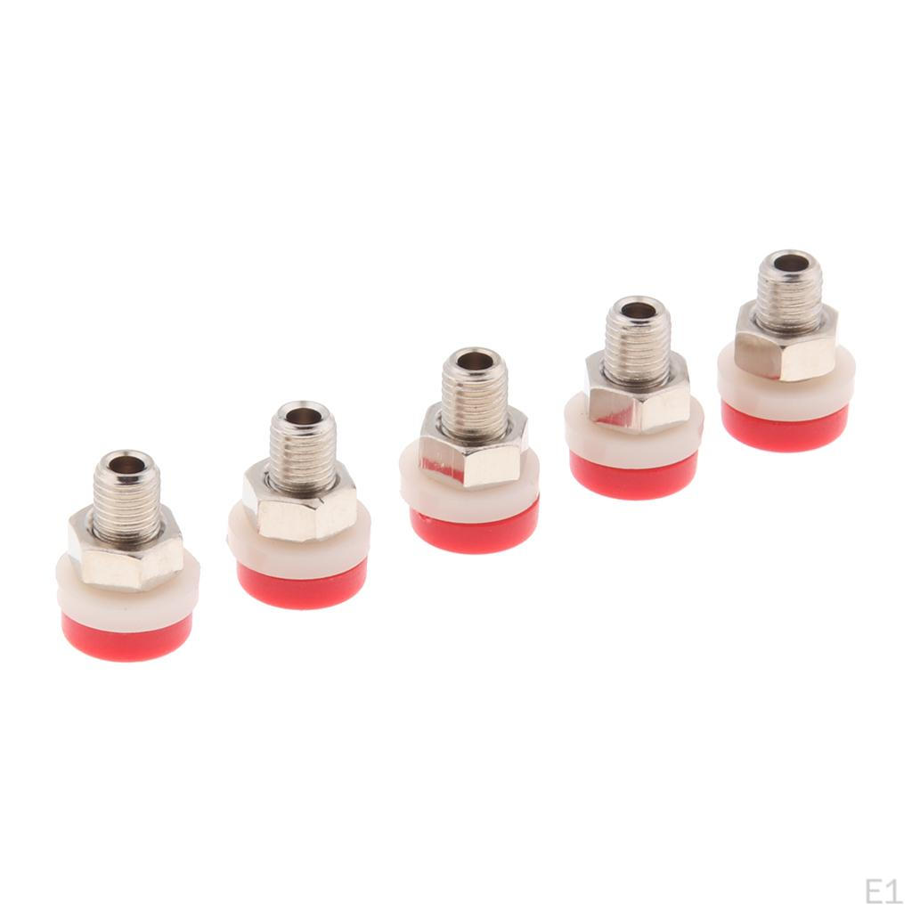 5 Pieces Built-in Coupling Socket for Banana Plug 2mm