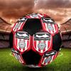Sunderland Indoor Soccer Ball Colorful Machine Stitched PVC Size 5 Team Training Competition Ready Durable High-Bounce Cool Sports Gift