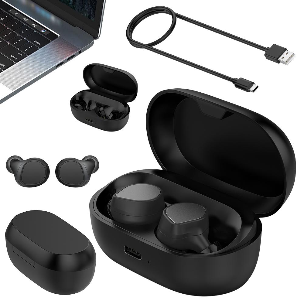 Wireless Charging Case for Jabra Elite 7 Pro Earbuds Type-C Port Multiple Charge Protection 600mah Replacement Charger Case