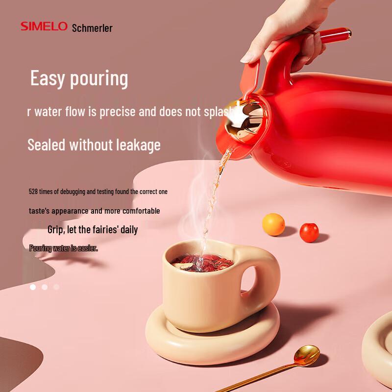 SIMELO Glass Lined Insulated Kettle 1.9L