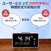 Talking Alarm Clock for the Visually Those with and Those with Hearing Loss 85dB Volume Display Large Numbers and Function Impaired, Elderly,