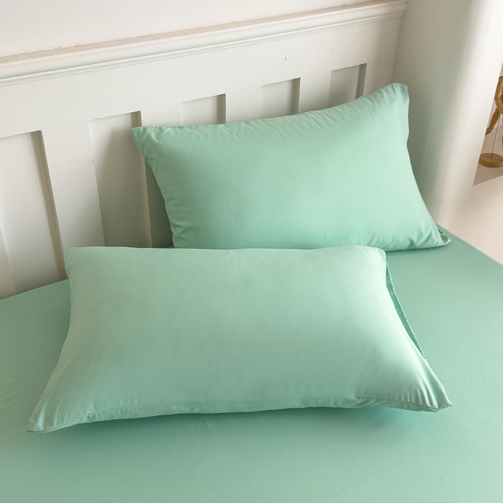 100% Cotton Plain Pillowcase Machine Washable Pillow Cover Bedroom Decor Suitable For With Children Just Pillowcase ,No Pillow