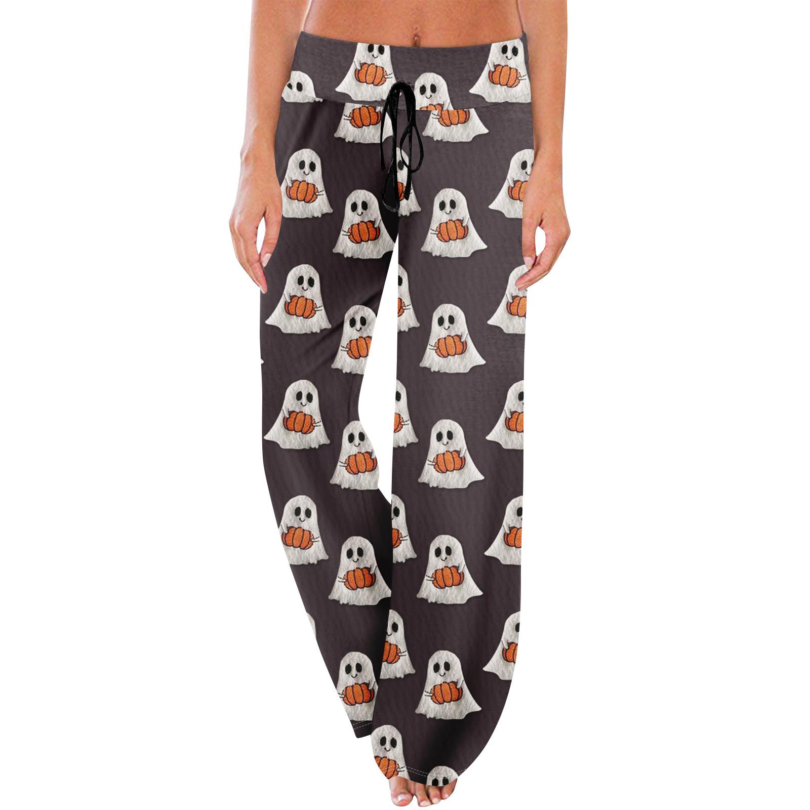 

Пижамные штаны в стиле аниме, повседневные брюки с эластичной резинкой на талии, удобные прямые свободные брюки для йоги XXL чёрный