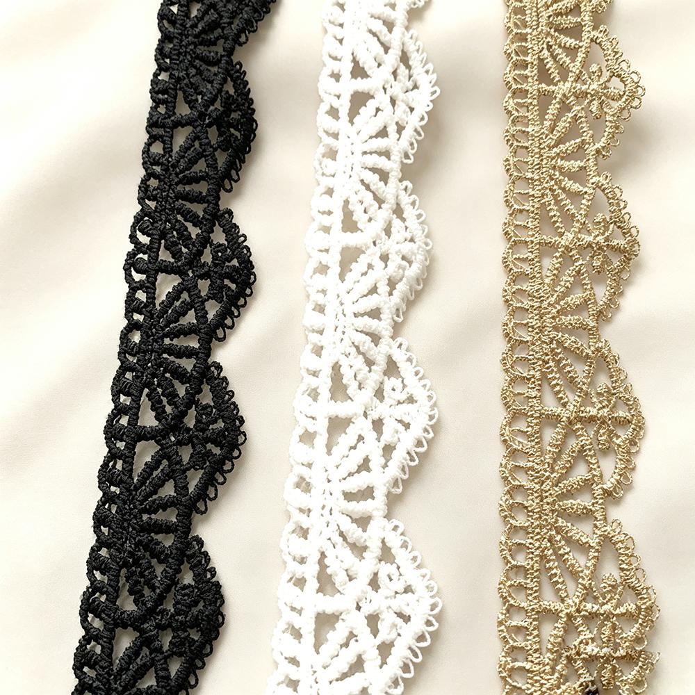 New 5m/16.4ft each Pack white lace trims Handmade thin curve rope Sewing Accessory for bras Curtains Dresses Hats wedding Gift sewing Decoration