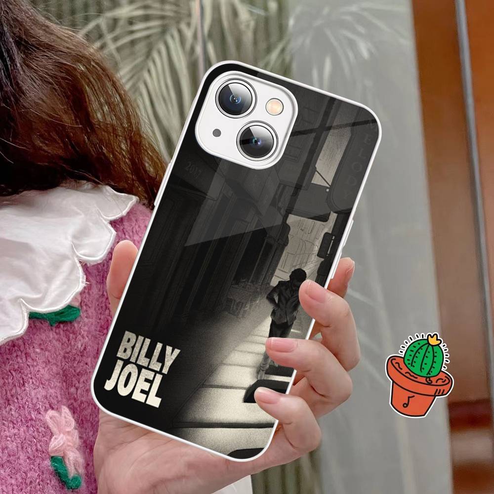 Singer Billy J-Joel Tempered Glass For Iphone 14 13 12 11 Pro Mini XS MAX 14Plus X XS XR Cover
