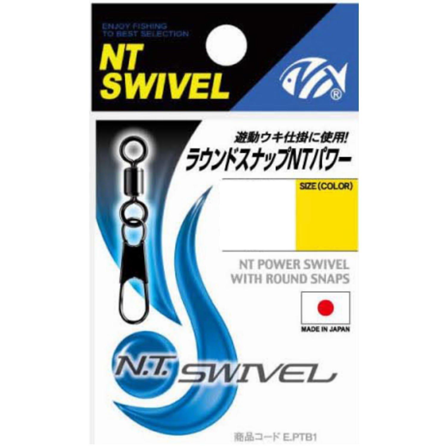 NT Swivel (N.T.SWIVEL) Round Snap NT Power Black #7 7