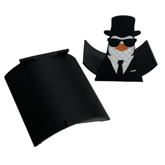 Penguin Toilet Roll Holder Funny Penguin Gentleman Toilet Paper Holder 3D Printed Freestanding Paper Towel Holder for Bathroom Kitchen Decor