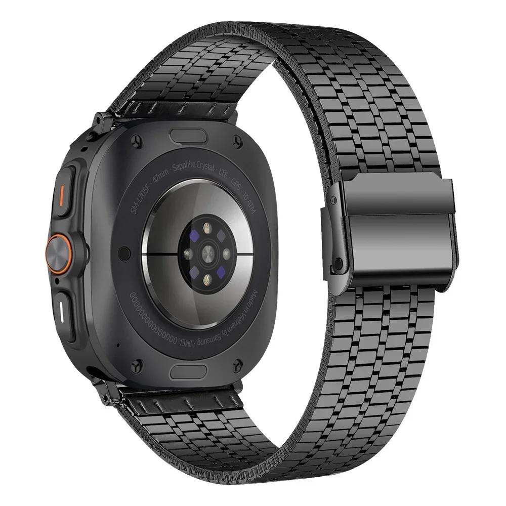 Pour Samsung galaxy watch Ultra bracelet 47mm business bracelet en acier inoxydable Galaxy watch ultra 47mm correa Bracelet bracelet homme femme