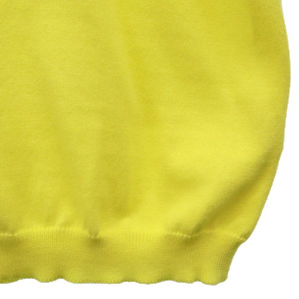 5PROGRESS made in Italy Wappen Long sleeve sweater L yellow knit Women Used