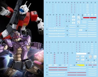 HG RG EG Robot MS Yukisha Detail Up Water Transfer Decal HG Jim Cannon Lightliner Fluorescence!! 1/144 (for 1/144 + HG-19) [Item]