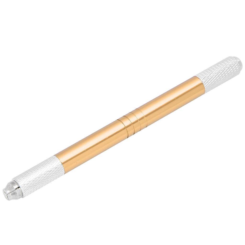 Professional Makeup Microblading Tattoo Pen Manual Eyebrow Lip Tattoo Pen AccessoryGold