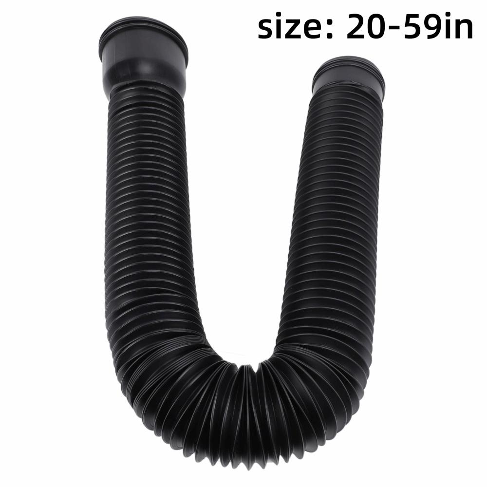 

Screws Included Rain Gutter Downspout Extension PE Downspout Diverter Villa чорний