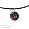 Dachshund Smooth-haired, Wiener Dog, Badger Dog - Necklace Pendant with Your Photo, Handmade, Handcrafted Jewelry by Art-Dog Brand