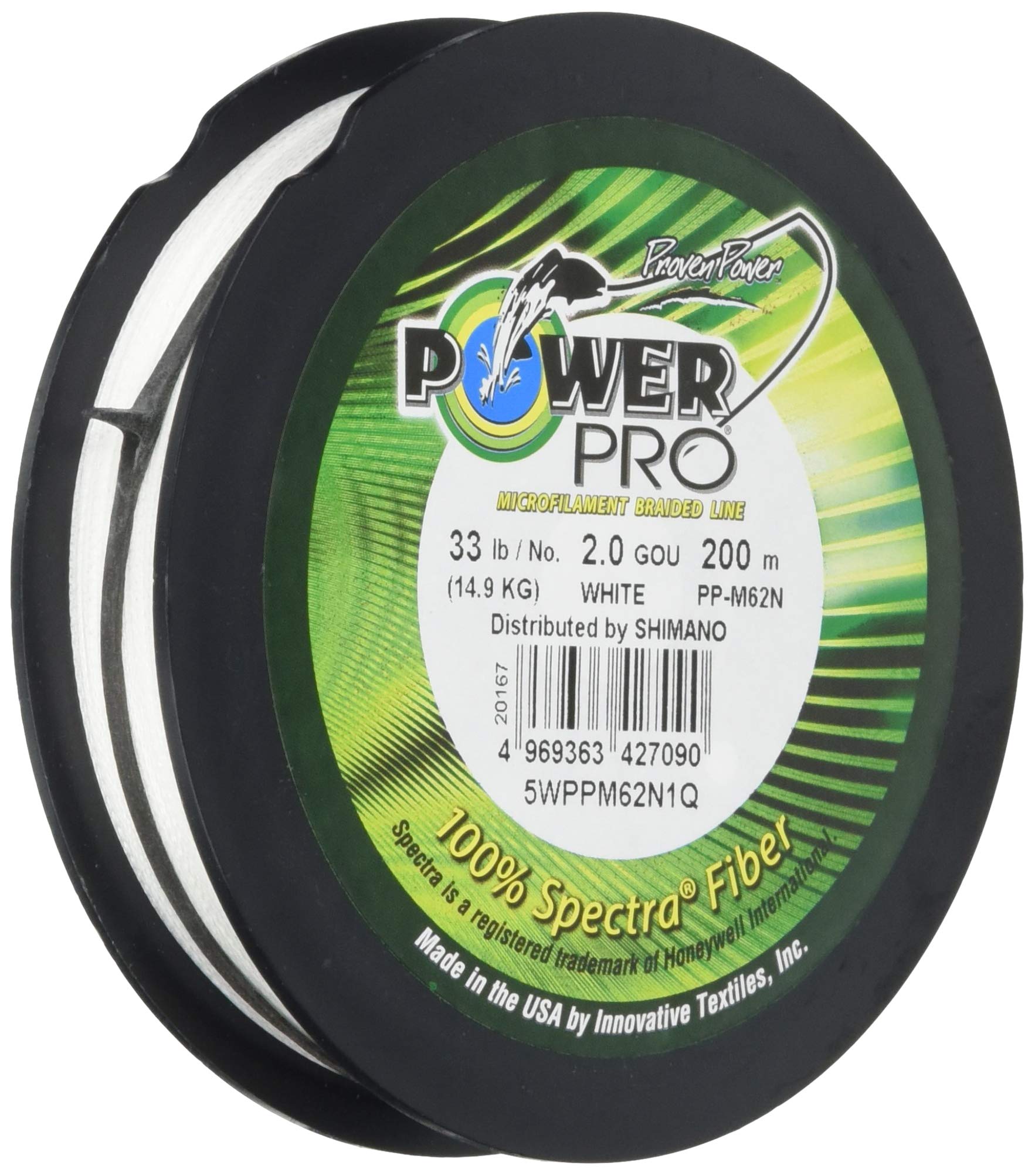 

SHIMANO PE Line Power Pro Z 200m White Fishing Line 1 1.0 PP-M62N белый