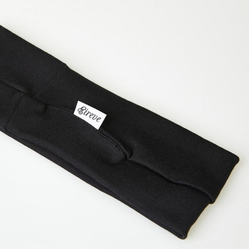 Eireve LETTERING HAIR BAND_BLACK