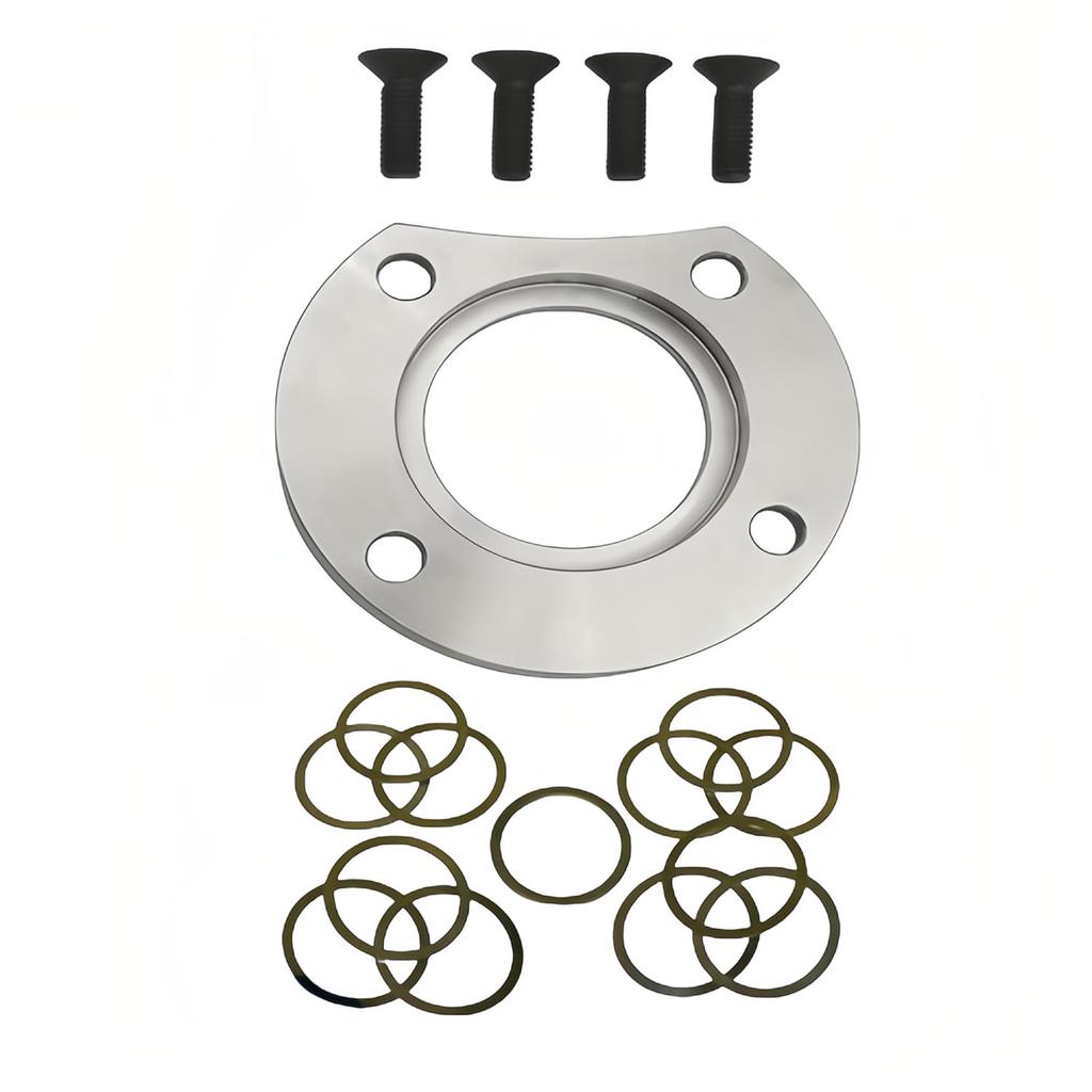 Bearing Retainer Set, Rear Bearing Support Plate & Shim Kit Fits for Mustang T5 World Class HD 5 Sp Transmission, Replaces T5144, E5ZZ7195A,