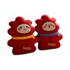 Red Festive Wedding Dolls - Bed-Pressing Cushion Gift for Newlyweds Decoration