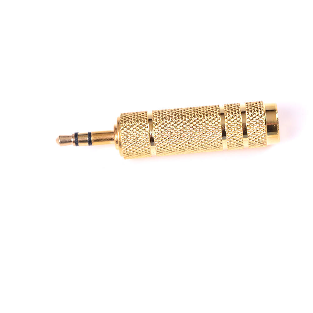 3.5Mm Male To 6.5Mm Female Jack Plug Stereo Microphone Audio Adapter Converter