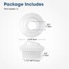 3Pcs Pool Return Jet Nozzle 3/4 Inch Open Directional Flow Inlet Fitting 1-1/2" Mip Male Thread Pool Spa Replacement Accessor