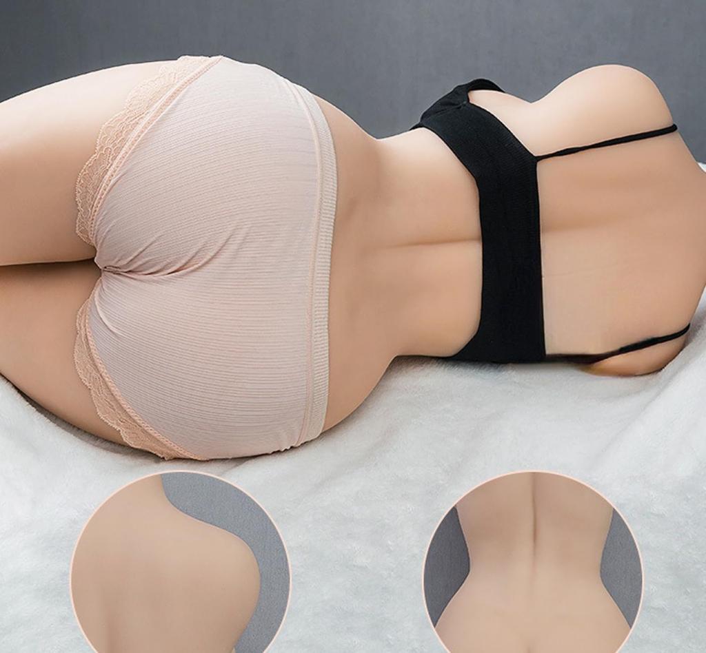 COKYIS Large Metal Half Hip Shaking Adult Toys for Men Masturbator, Masturbator, 16kg, Life-sized, Onahole, Men, Popular, Built-in Skeleton, Large,