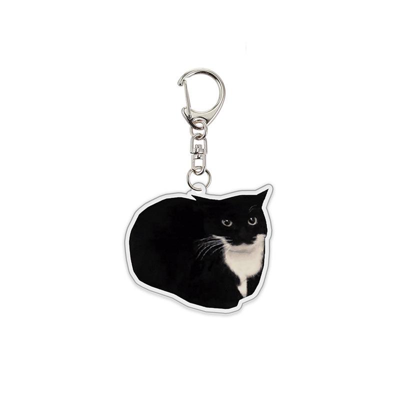 Viral Cat Expression Backpack Keychain Pendant