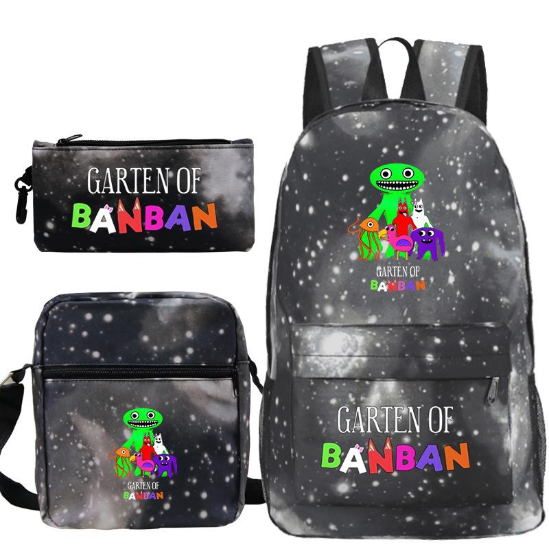 Spotted Garden Primary School Bag Shoulder Bag Pencil Bag Three-piece Set