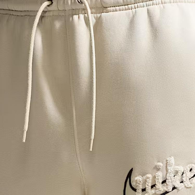 Men's Pants Nike Knitted Sweatpants Men's Light Khaki/Light Khaki/Obsidian Color Moderate Cuffed Pants