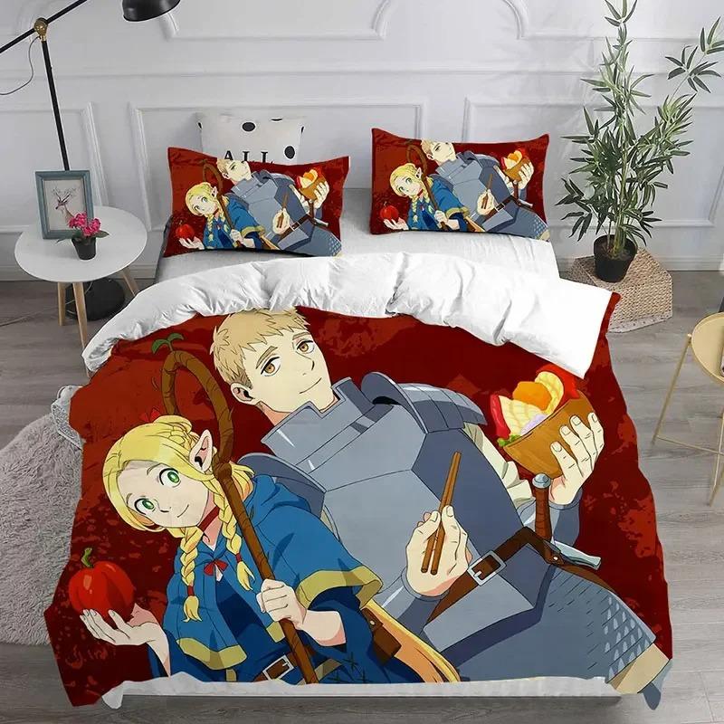 3D Cartoon Delicious In Dungeon Bedding Sets Comforter Quilt Bed Cover Duvetcover Pillow Case Sets Bedroom Decoration
