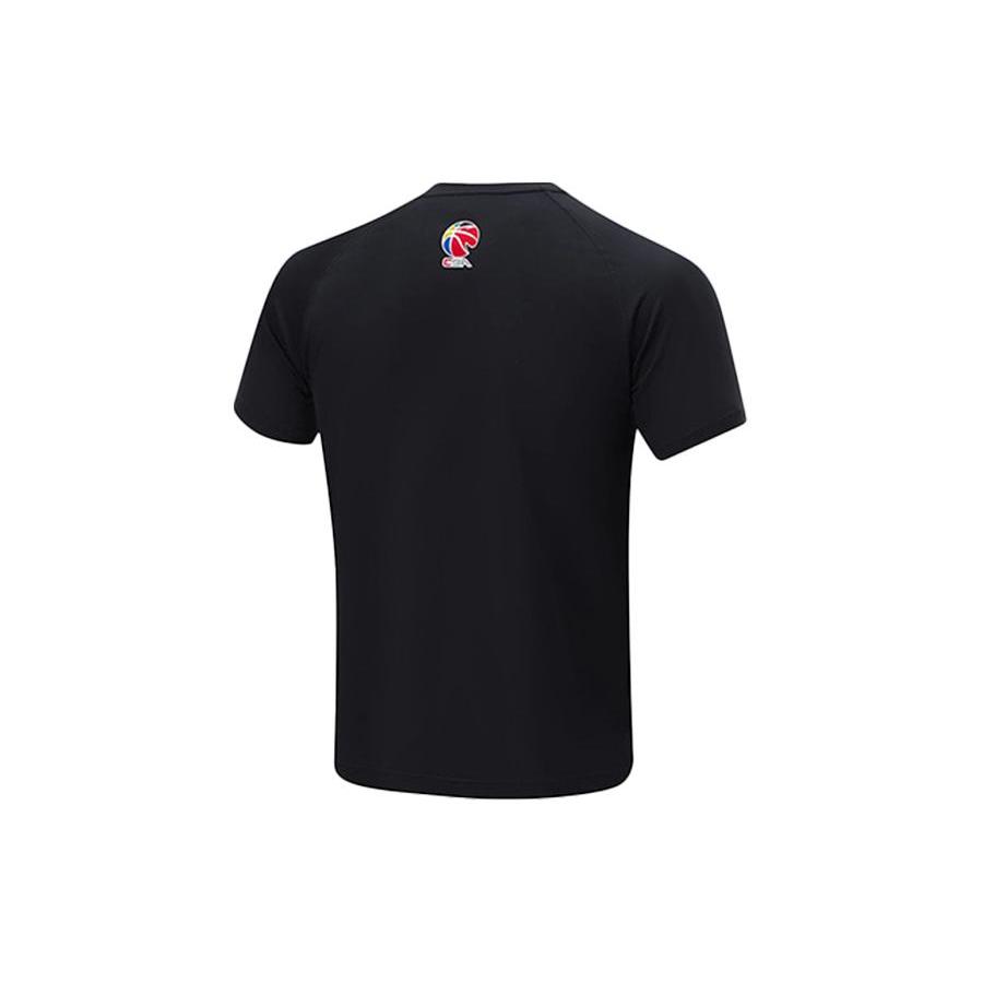 Li Ning CBA T Shirt Men's Black AHSUB81-2