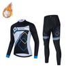 2026 Autumn and Winter Road Bike Long-sleeved Cycling Suit, Fleece Thermal Cycling Suit
