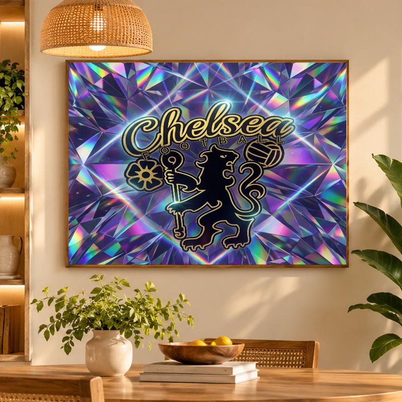5D Diamond Painting Chelsea FC DIY Full Drill Diamond Art Kit Home Decoration