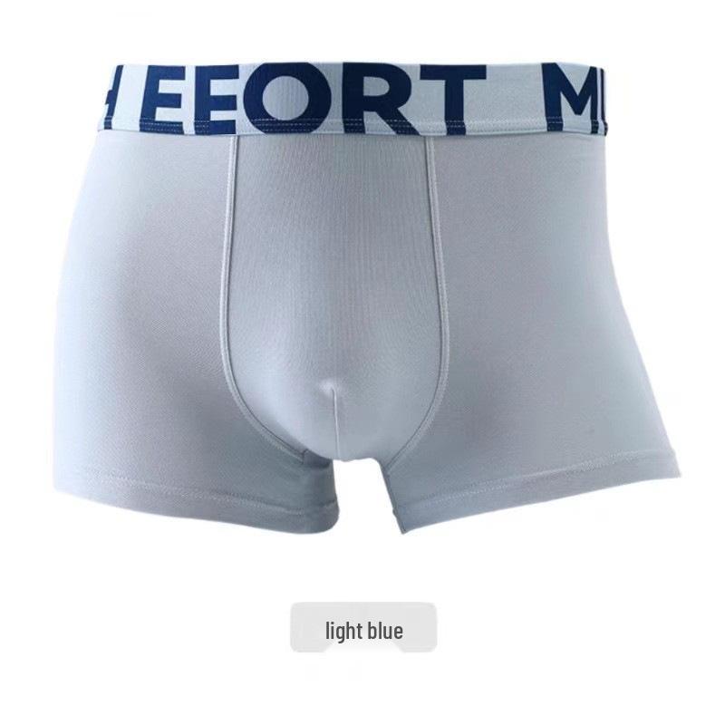 Men's Pure Cotton Antibacterial Boxer Briefs - Comfortable, Breathable, Mid-Rise Shorts