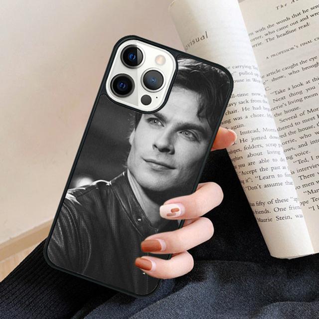 Damon Salvatore Phone Case Cover For iPhone 17 Air 16 15 14 plus 11 12 13 pro max coque Shell Fundas