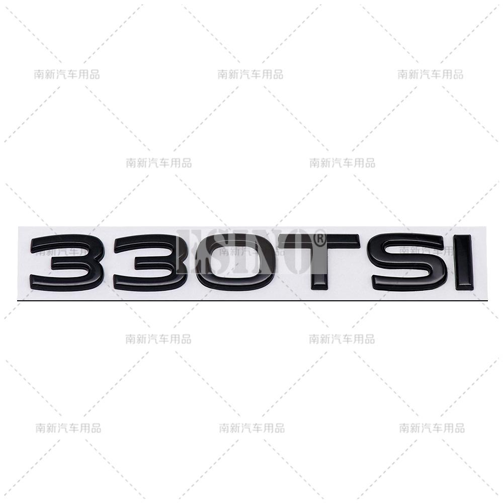 AABIO1 New  Styling 3D 230 280 330 380 TSI Metal Alloy Adhesive Emblem Rear Trunk Badge Fender Sticker Car Body Decal for Volkswagen