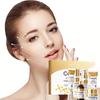 Collagen Face Cream Skin Repair Damaged Moisturizing Face Toner Lotion Eye Cream Firming Lifting Brighten for Face Skin Care Set