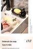 Creative Snail Ceramic Soap Dish with Water Filter for Bathroom