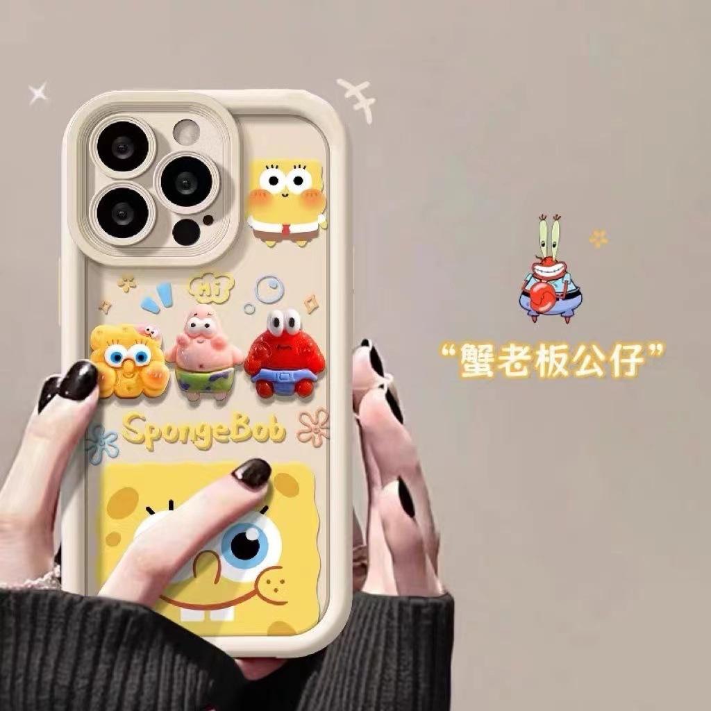 Cute sponge doll for Transsion INFINIX new mobile phone case note40 three-dimensional cartoon with soft ears