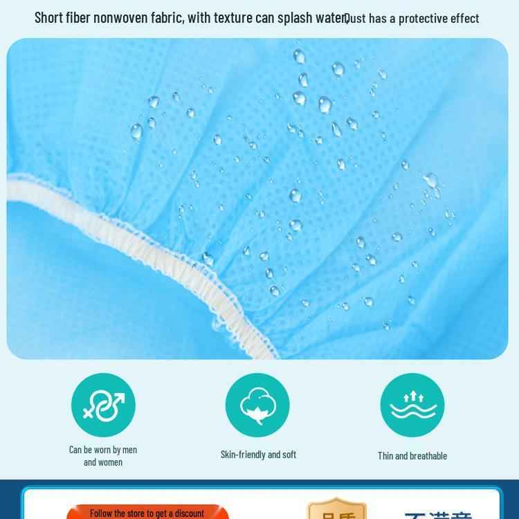 Thickened Disposable Non-Woven Mesh Caps for Dustproof Hair Protection in Workshops, Beauty Salons, and Food Prep