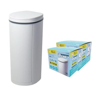 Windelentsorgung Müll Windelentsorgung mit 1 Pflege starke Desodorierungskassette Set von hellgrau Dose, Topf, DEO/EIMER, 21L, Kassette,