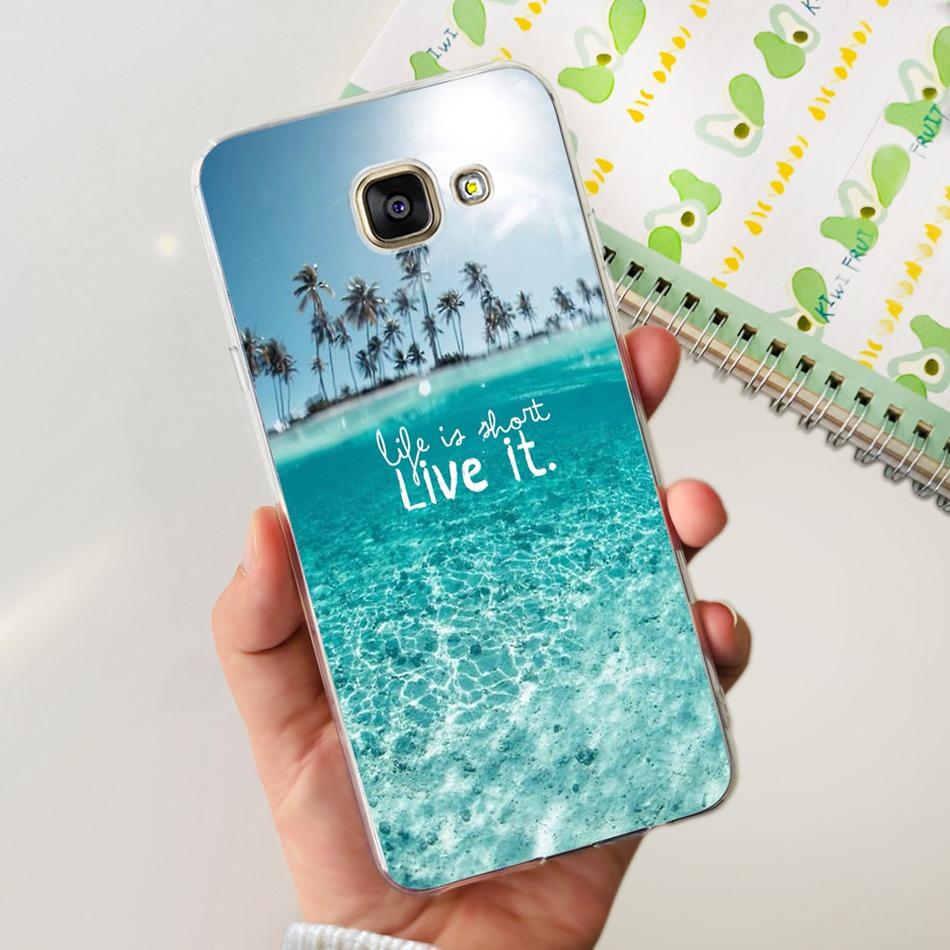 Pour Samsung Galaxy A5 2016 Coque Samsung A5 2017 2015 A500F A520F SM-A510F Impression Élégante Silicone Souple TPU Coque Arrière de Téléphone