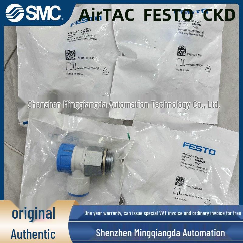 Festo Throttle Valve VFOE-LE-LS-T-R18-M5-G12-Q12-Q6-F1A 8068733
