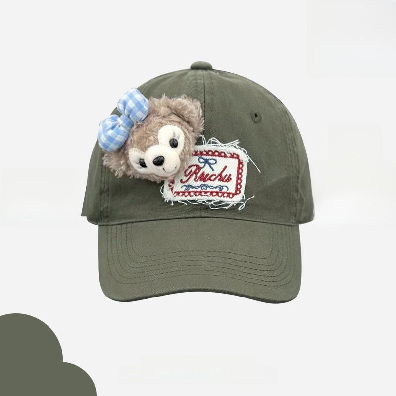 

Cap Baseball Fashion With Shelliemay Dolls Decor And Letter Design Embroidery темно-зеленого