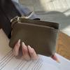 Hand Clutch Women Short Wallet Zipper Pu Coin Purse Elegant Small Cowhide Wallets  Daily