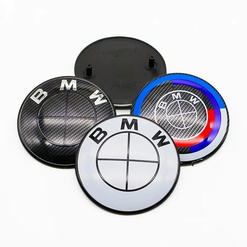 82mm 74mm Auto Frontklappe Heckklappe Emblem Abzeichen für BMW E46 E90 E39 E91 E92 F30 F10 E60 X3 X5 1 2 3 4 5 6 7 Serie Zubehör
